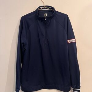 FootJoy Navy Blue Quarter-Zip Pullover